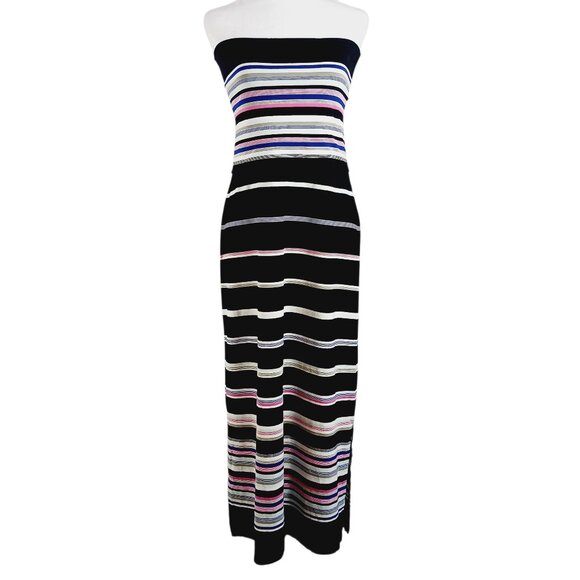 White House Black Market Dresses & Skirts - White House Black Market Striped Convertible Maxi Midi Tube Dress / Skirt SZ MED